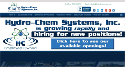 Desktop Screenshot of hydrochemsystems.com